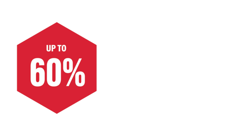 Qualified 60% Longer Engine Life icon
